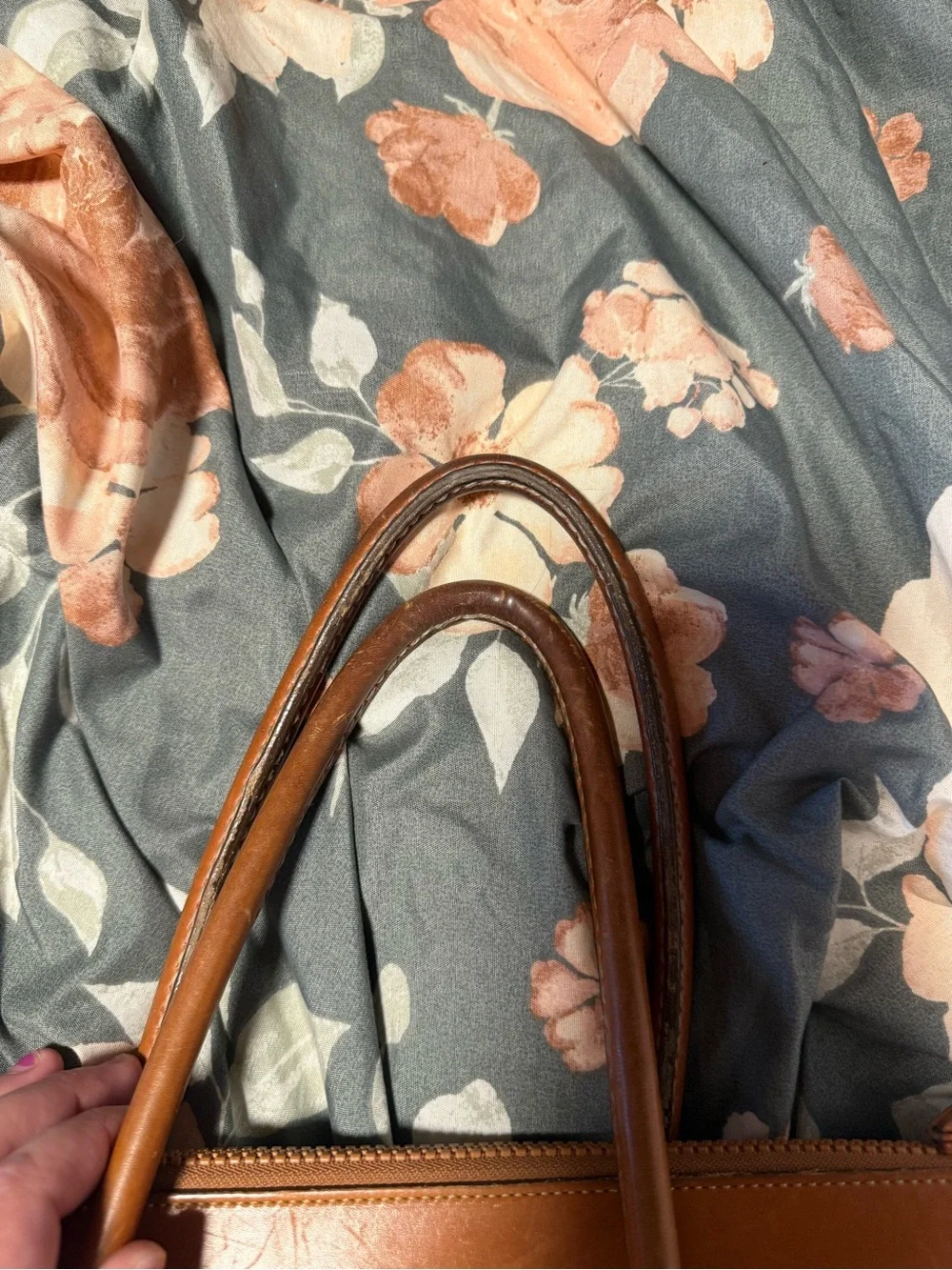 Vintage Dooney & Bourke All Weather Leather Handbag Tote Purse